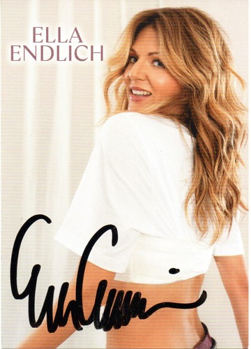 Ella endlich autogramm karte - ella,